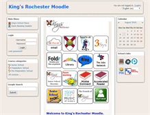 Tablet Screenshot of moodle.ksr.org.uk
